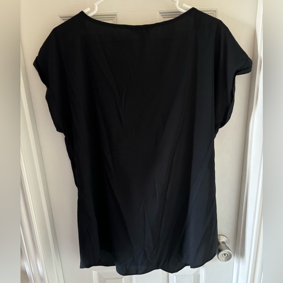 Caged top black blouse from Express - Picture 2 of 3